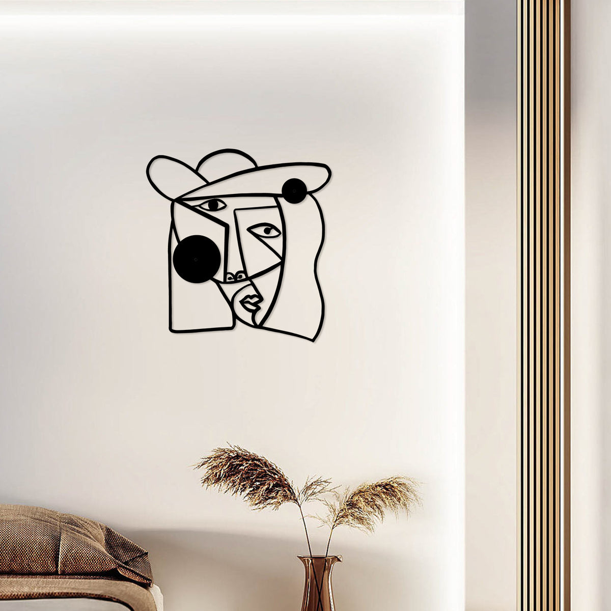 Modern Abstract Face Wall Art Homeandso