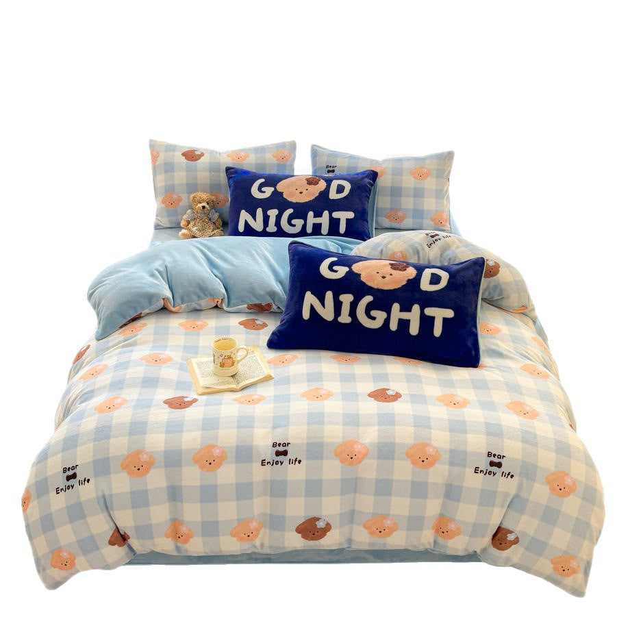 Playful Animal-Themed Comforter Set Homeandso