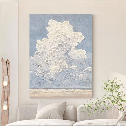 Textured Cloud Canvas Artwork Homeandso