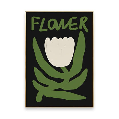 Chic Modern Floral Wall Art Homeandso