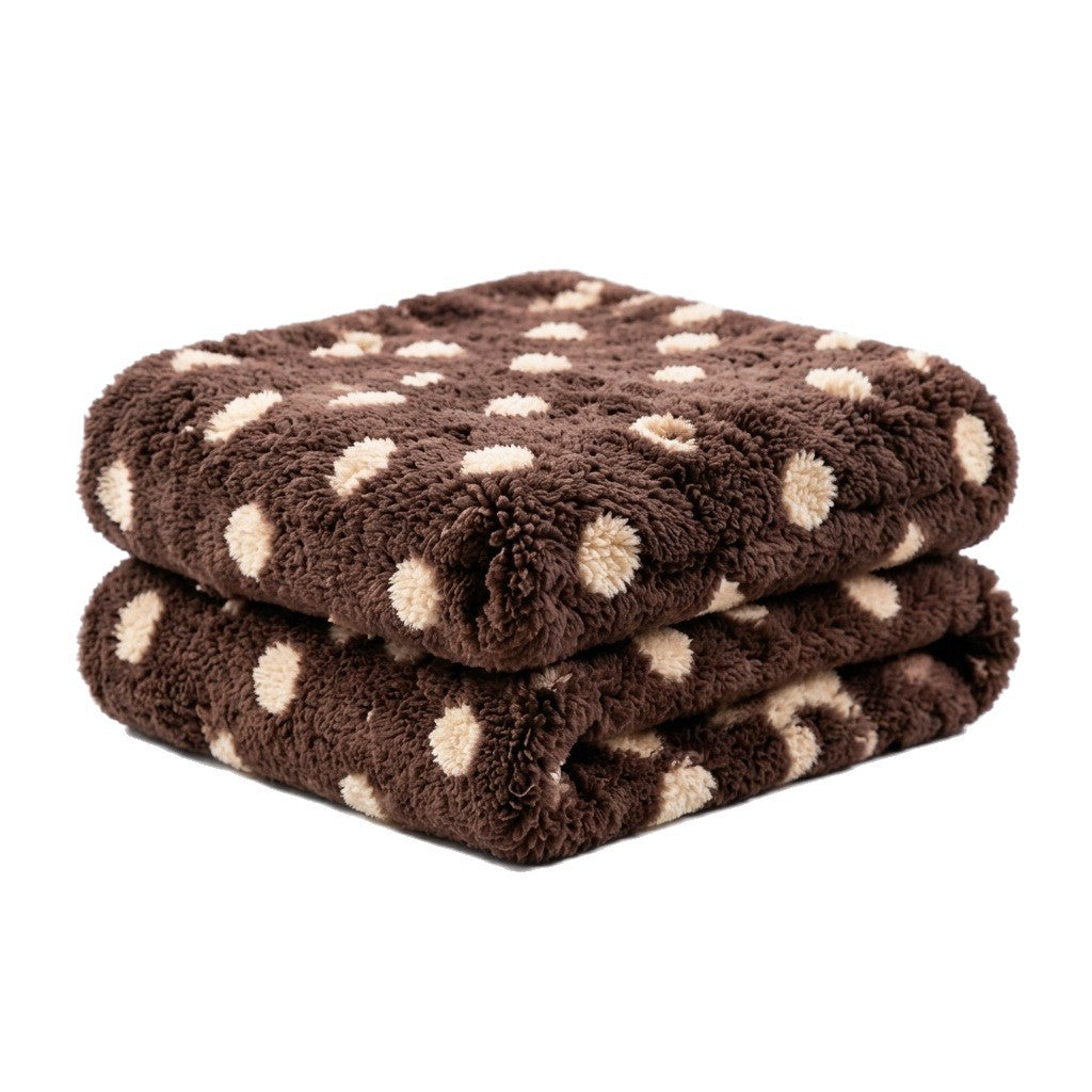 Zachte Cozy stippen fleece dekbed