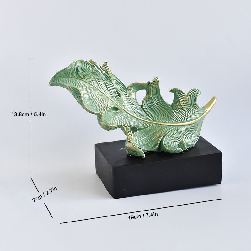 Decorative Leaf Sculpture Homeandso