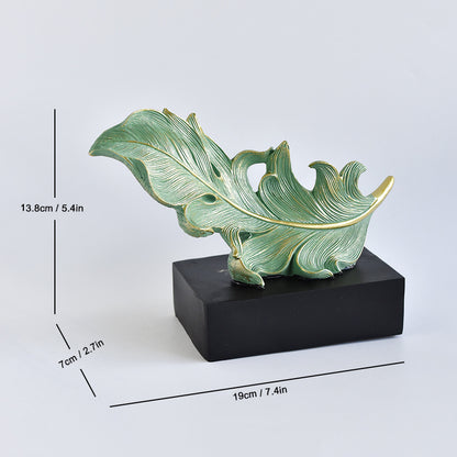 Decorative Leaf Sculpture Homeandso