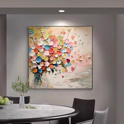 Impressionistic Floral Canvas Art Homeandso