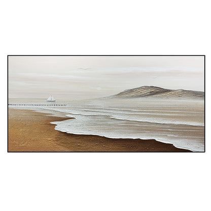 Triptych Beach Landscape Canvas Artwork Homeandso