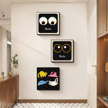 Cartoon Dog-Themed Wall Art Homeandso