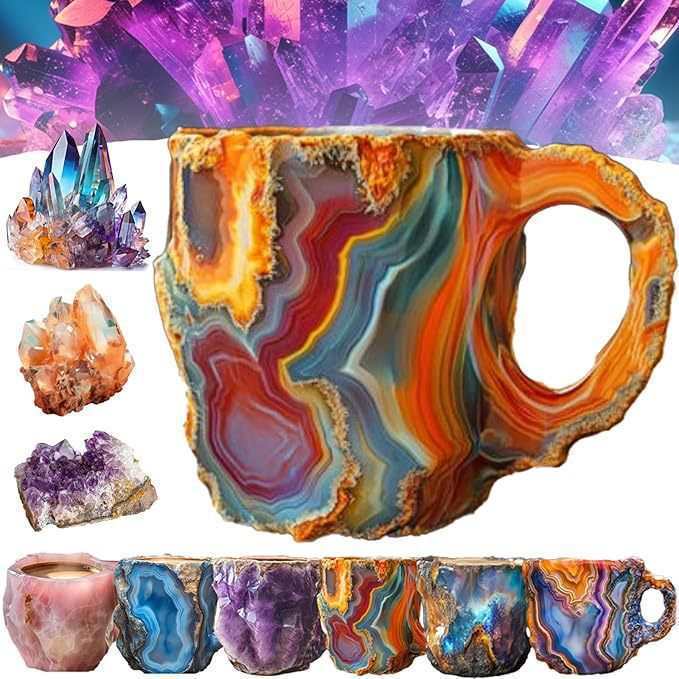 Artistic Stone-Molded Coffee Mug Homeandso