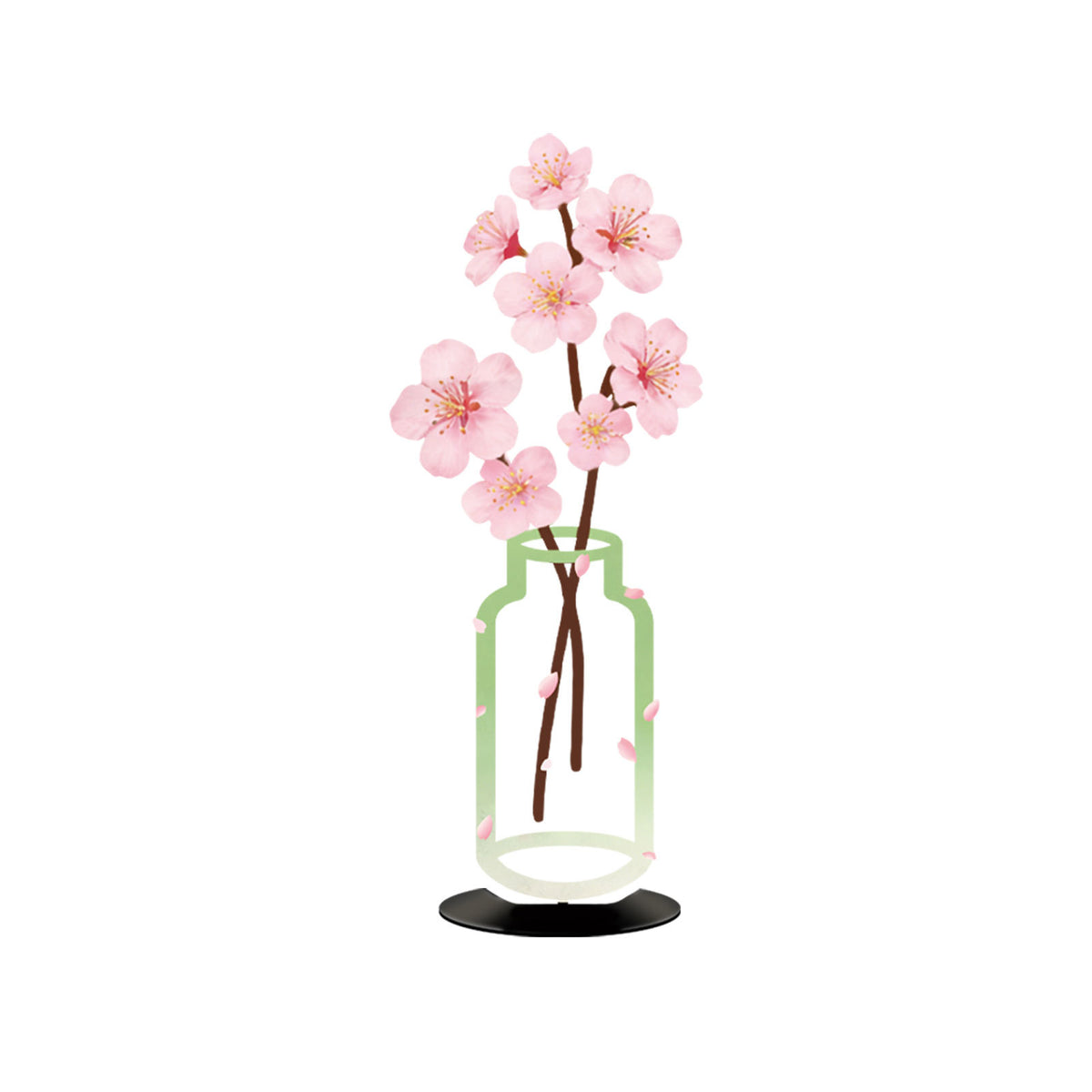 Homeandso Decorative Metal Flower Vase