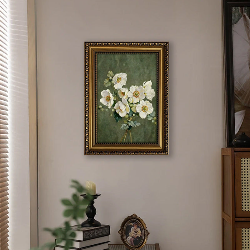 Elegant Framed Floral Art Print Homeandso