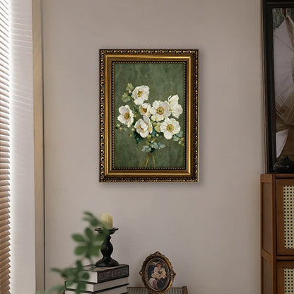 Elegant Framed Floral Art Print Homeandso