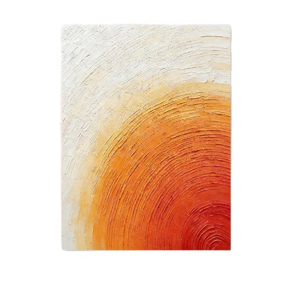 Textured Abstract Sunburst Canvas Art Homeandso