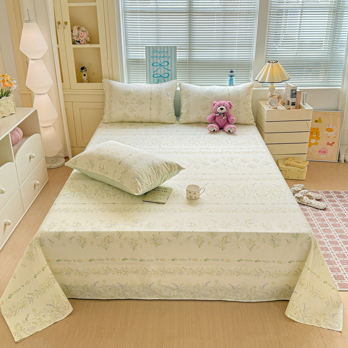 Playful Cartoon-Themed Bed Cover Set Homeandso