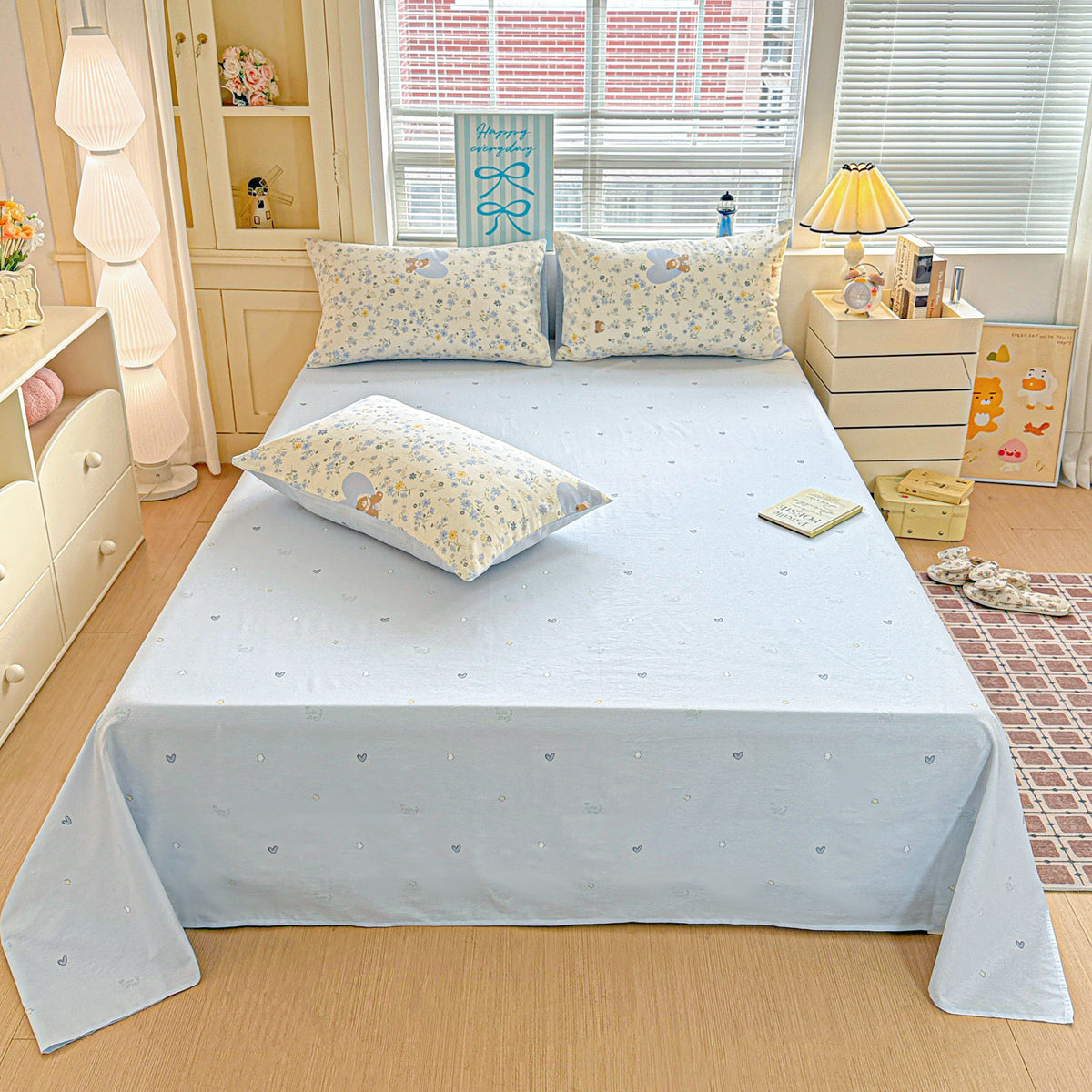 Playful Cartoon-Themed Bed Cover Set Homeandso