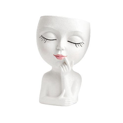 Creative Abstract Portrait Planter Homeandso