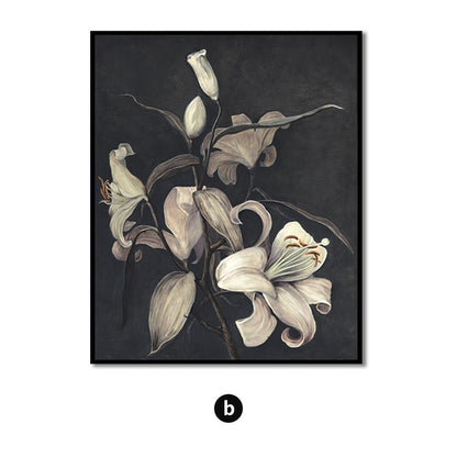 Elegant Floral Canvas Artwork Homeandso