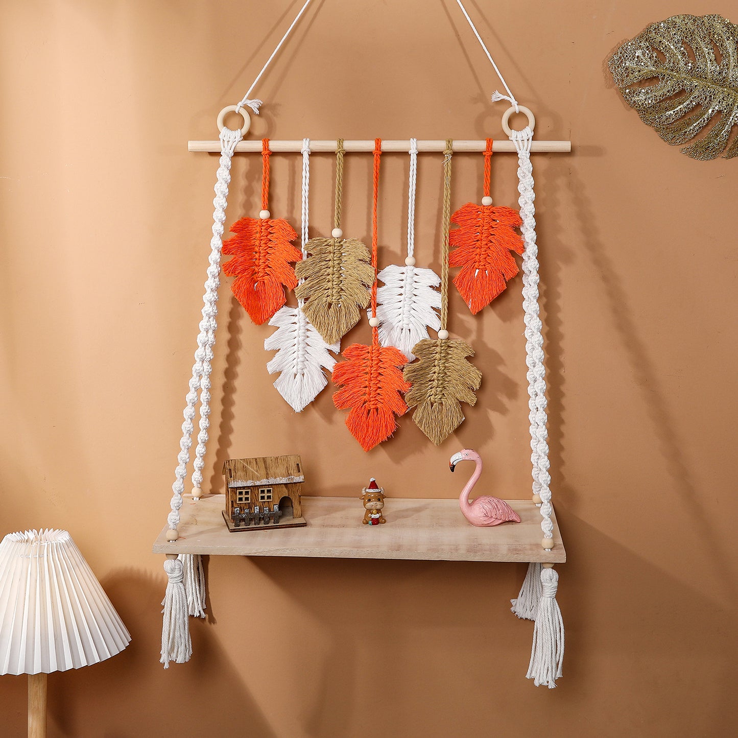 Bohemian Leaf Wall Art Decor Homeandso