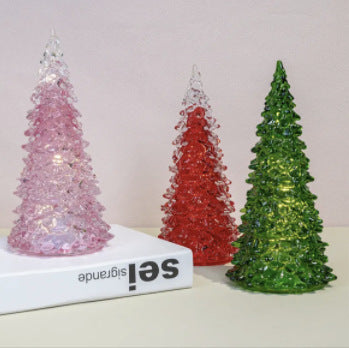 Dekorativer Glas-Weihnachtsbaum