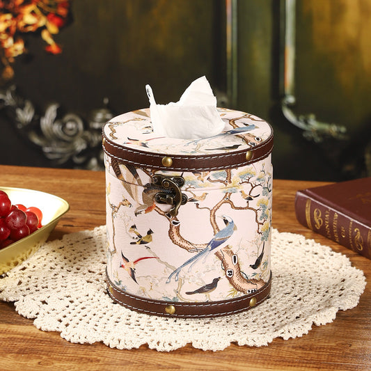 Vintage Decorative Round Storage Canister Homeandso