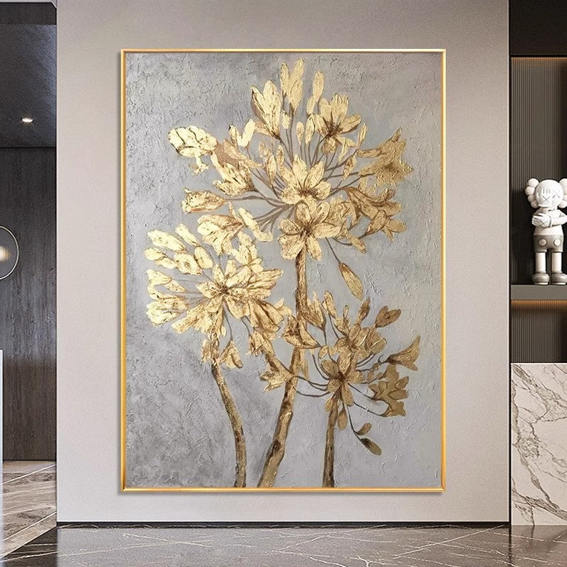 Textured Floral Embossed Wall Art Homeandso