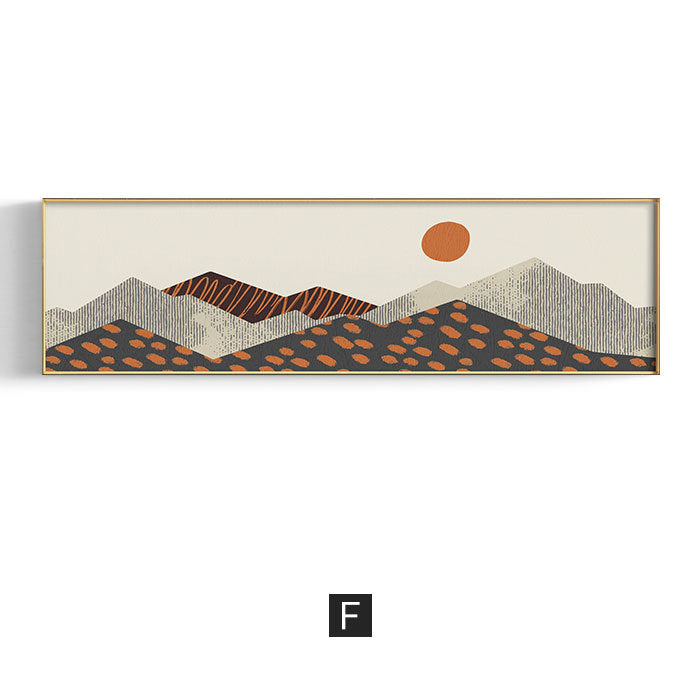 Abstract Brushstroke Framed Art Homeandso