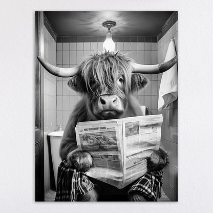 Humorous Animal-Themed Wall Art Print Homeandso