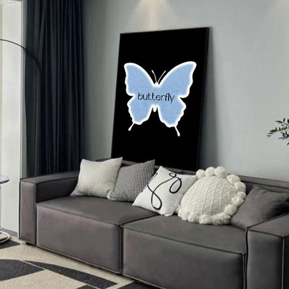 Butterfly-Themed Wall Art Print Homeandso