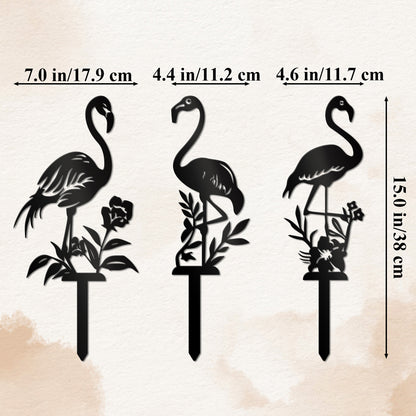 Decorative Flamingo Garden Stakes Homeandso