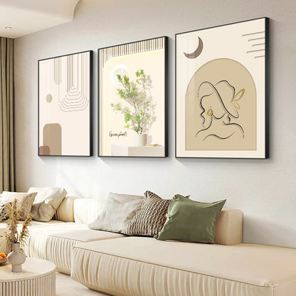 Abstract Botanical Framed Art Prints Homeandso