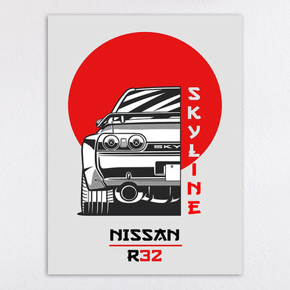 Automotive Art Print Homeandso