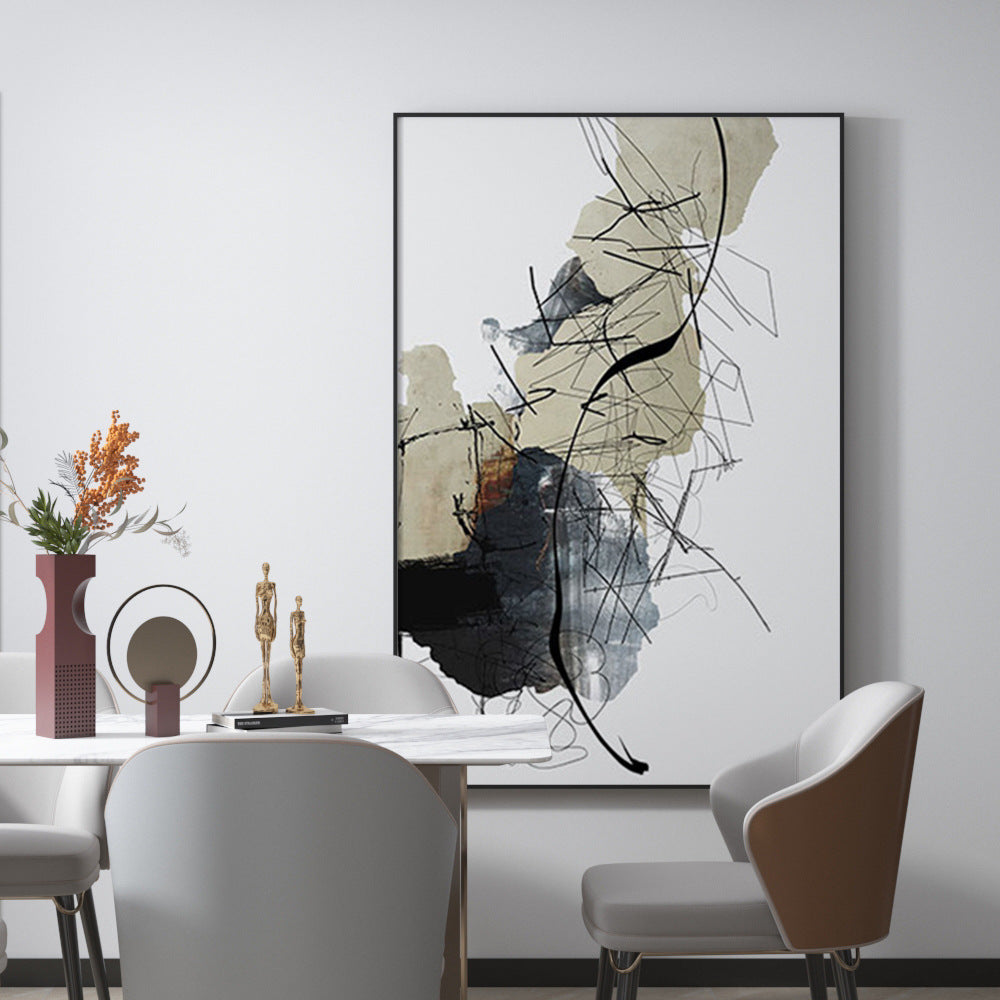 Abstract Expressionist Canvas Wall Art Homeandso
