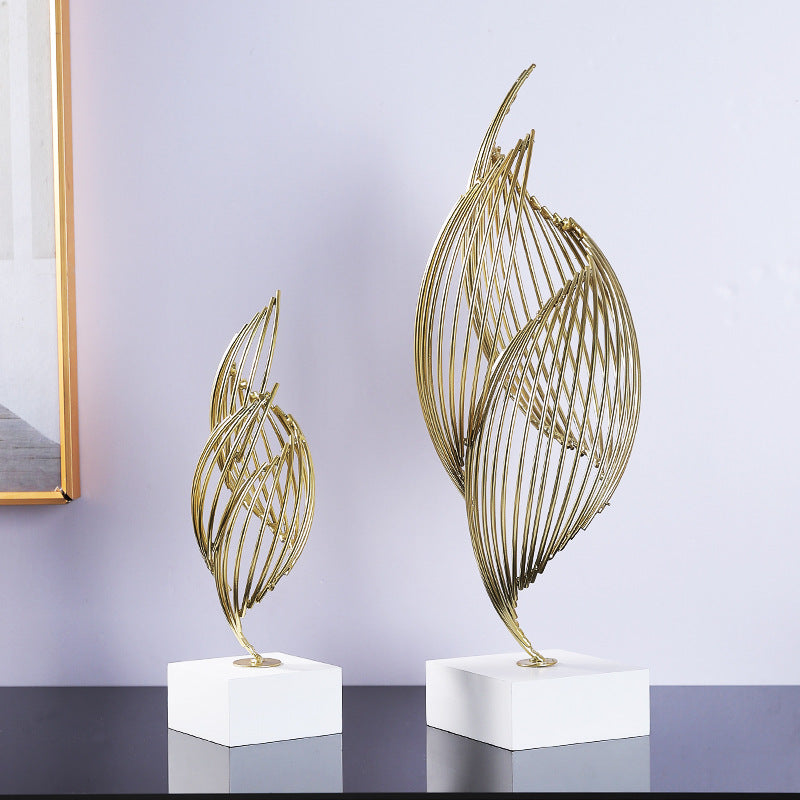 Elegant Decorative Spiral Sculpture Homeandso
