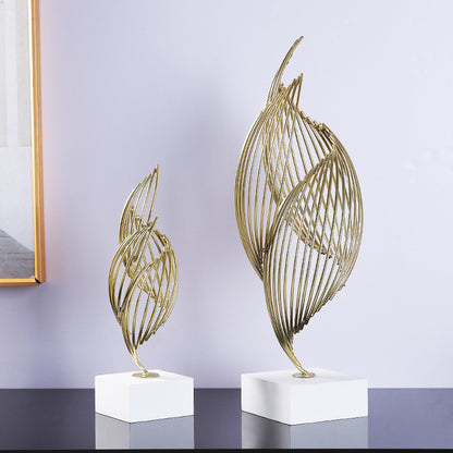 Elegant Decorative Spiral Sculpture Homeandso