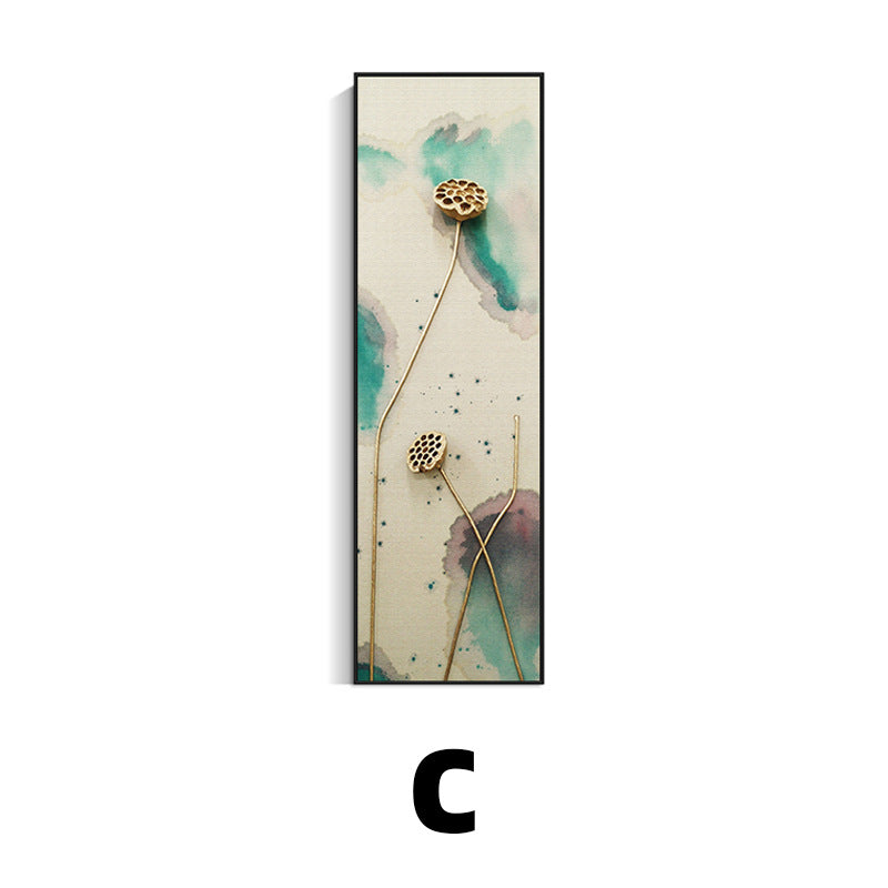 Elegant Vertical Abstract Wall Art Homeandso