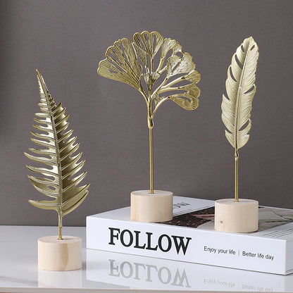 Decorative Metal Leaf Sculpture Homeandso