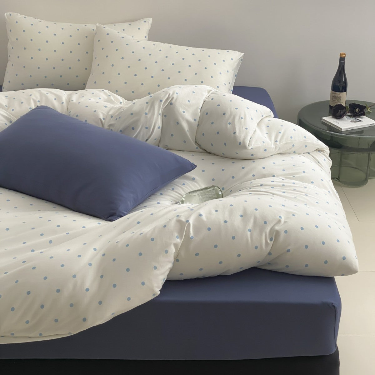 Decorative Polka Dot Comforter Set Homeandso