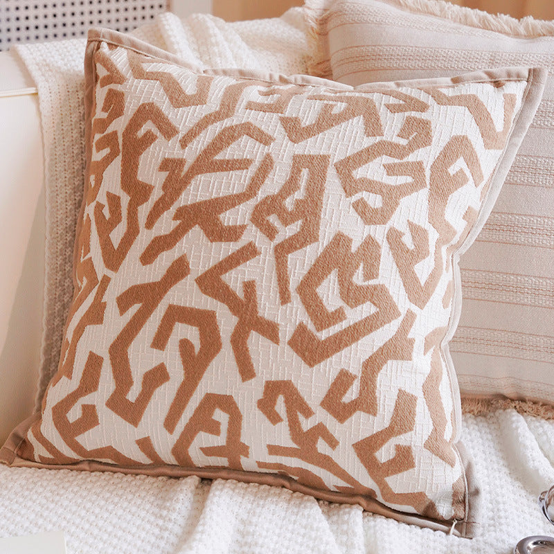 Artistic Textured Throw Pillow