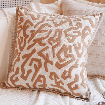 Decorative Landscape Patterned Throw Pillow