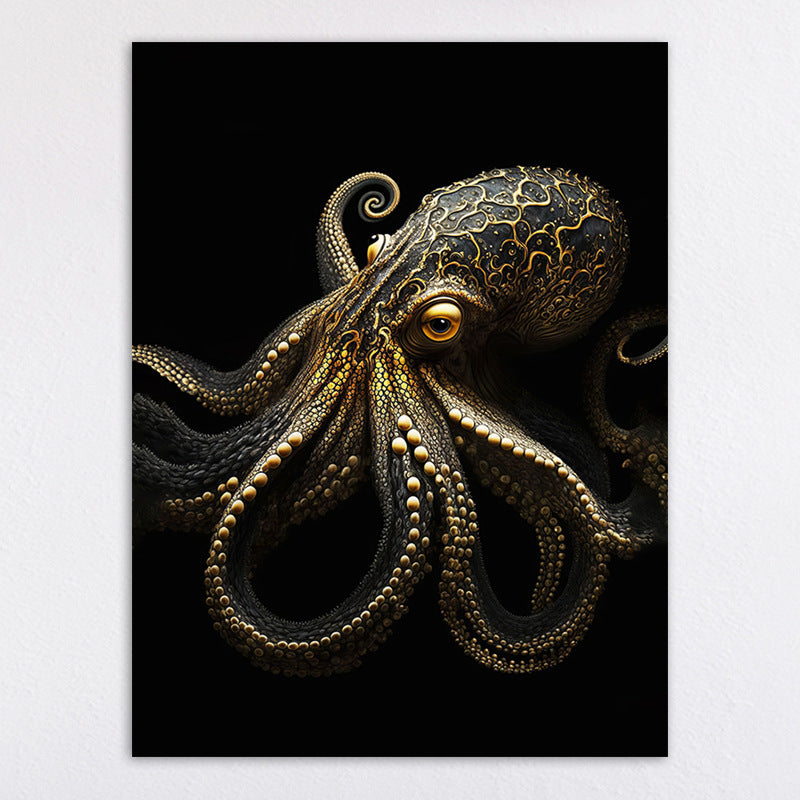 Artistic Octopus Canvas Wall Art Homeandso