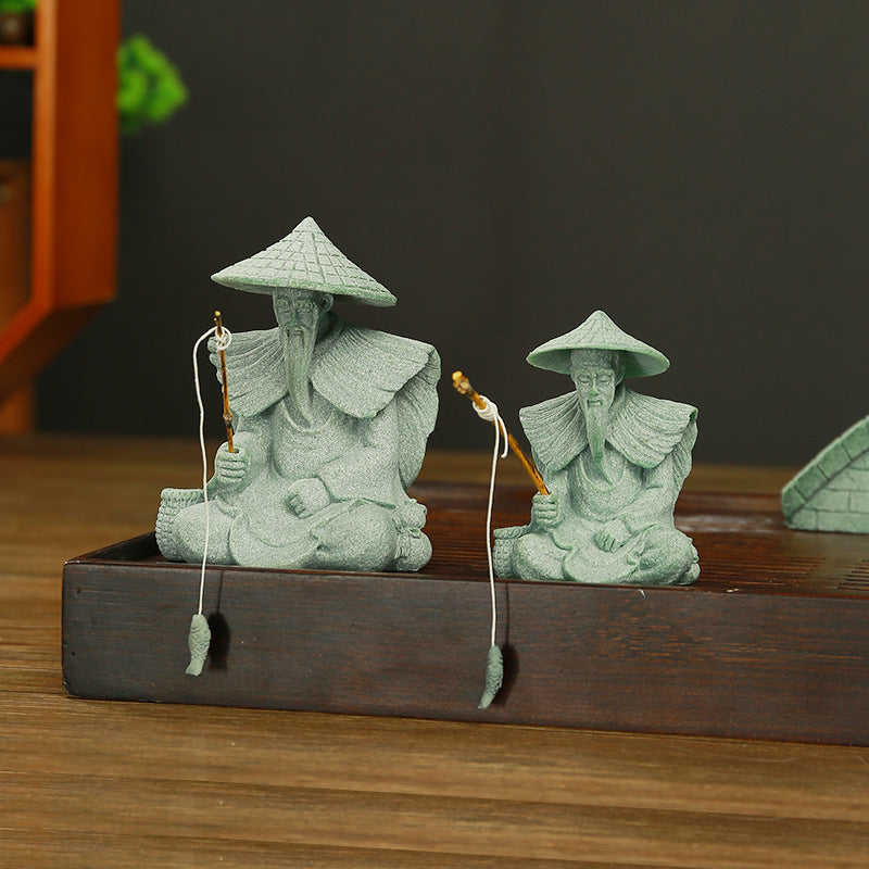 Decorative Fisherman Figurine Homeandso