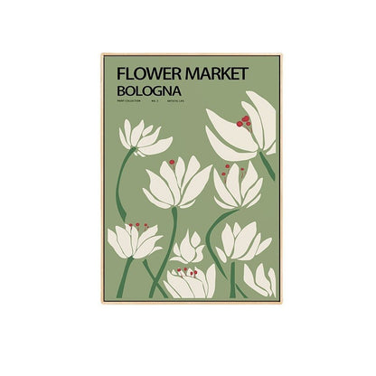 Artistic Floral Wall Print Homeandso