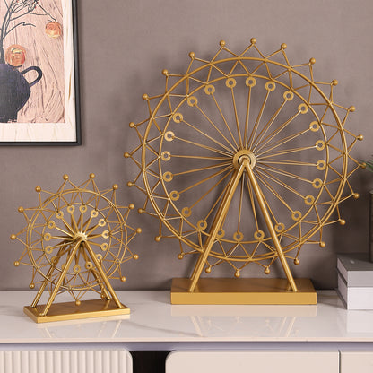 Decorative Nautical Wheel Sculpture Homeandso
