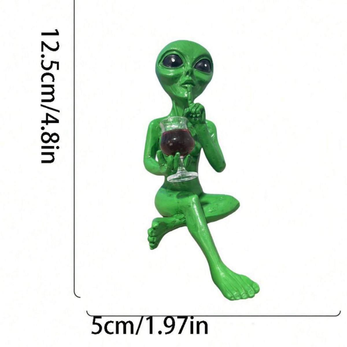 Alien Figurine Phone Holder Homeandso