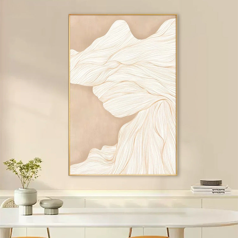 Abstract Wavy Line Framed Wall Art Homeandso