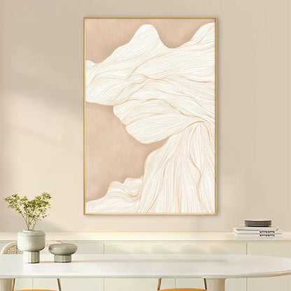 Abstract Wavy Line Framed Wall Art Homeandso
