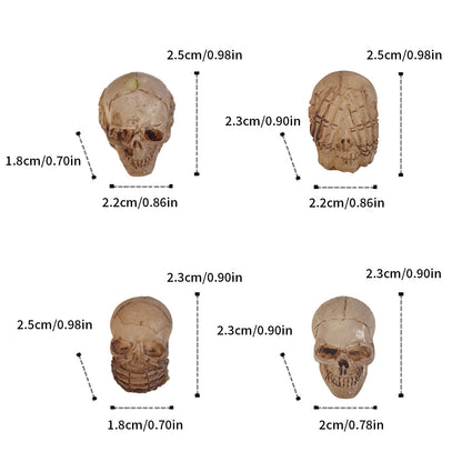 Decorative Skull Figurines Homeandso
