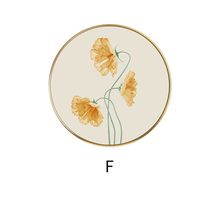 Floral Decorative Wall Plate Homeandso