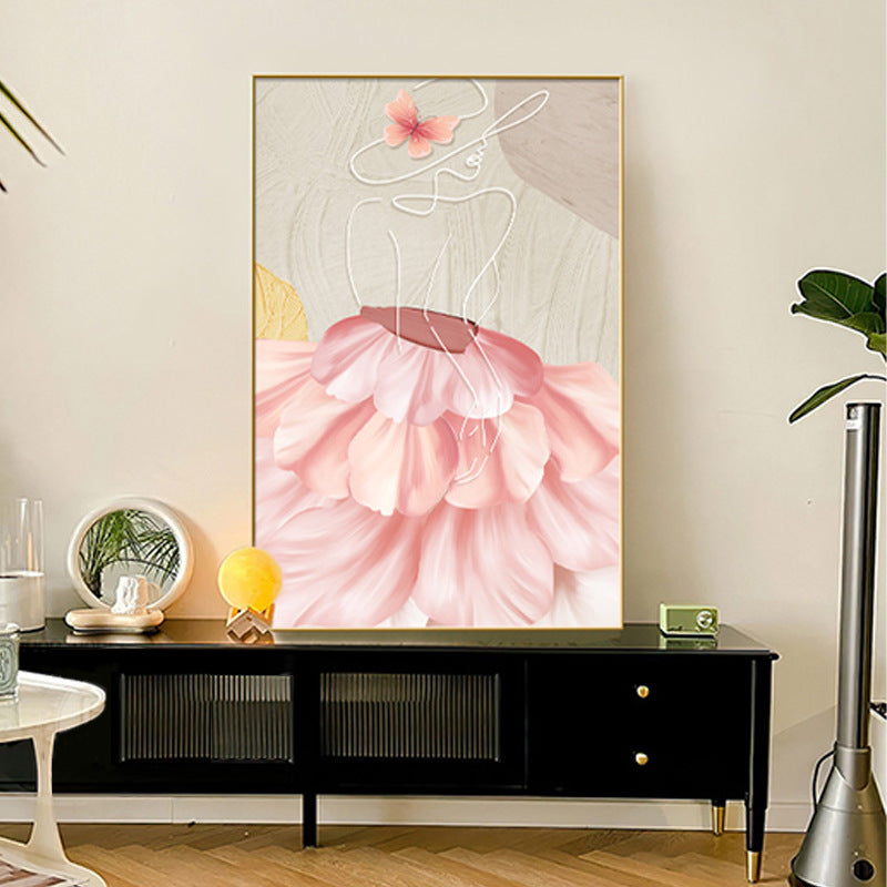 Floral Abstract Line Art Print Homeandso