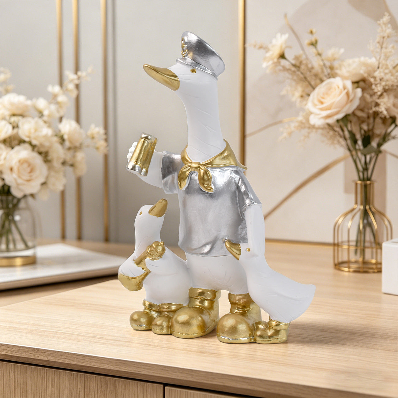 Decorative Duck Figurine Homeandso