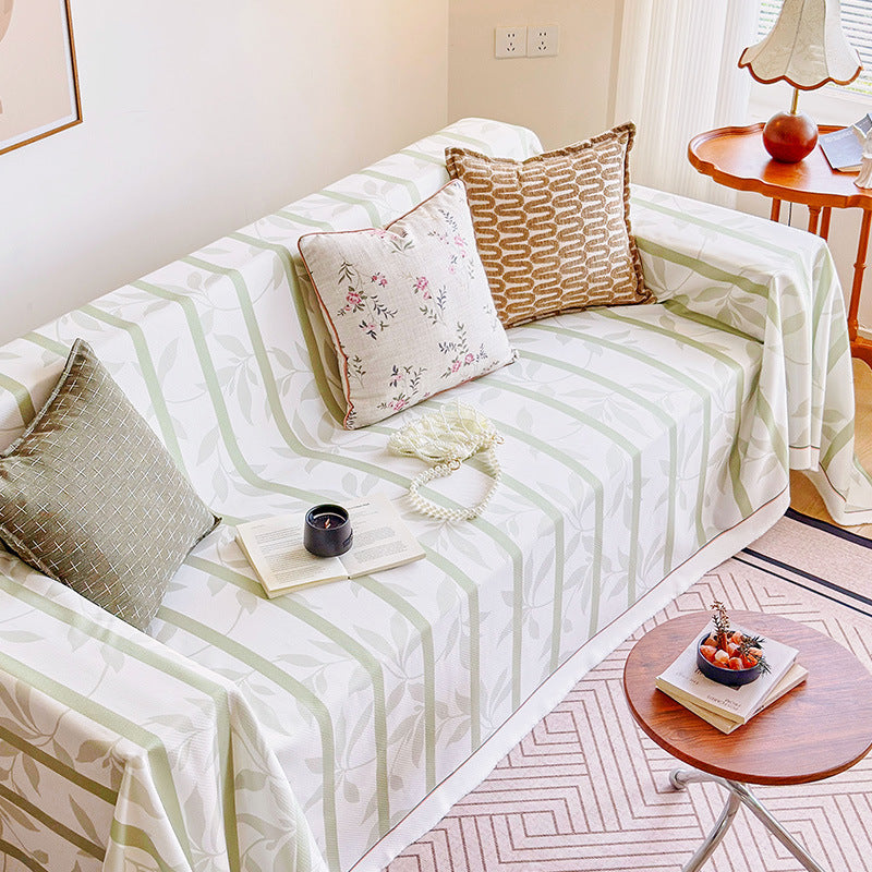 Elegant Floral Pattern Sofa Cover