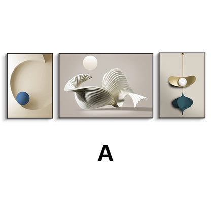 Abstract Geometric Wall Art Set Homeandso